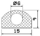 MZS 25554 - EPDM sponge profiles - Semi-circle, D-profiles